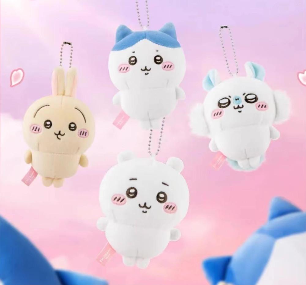 먼작귀 봉제 인형 기본 키링 치이카와 우사기 하치와레  chiikawa
