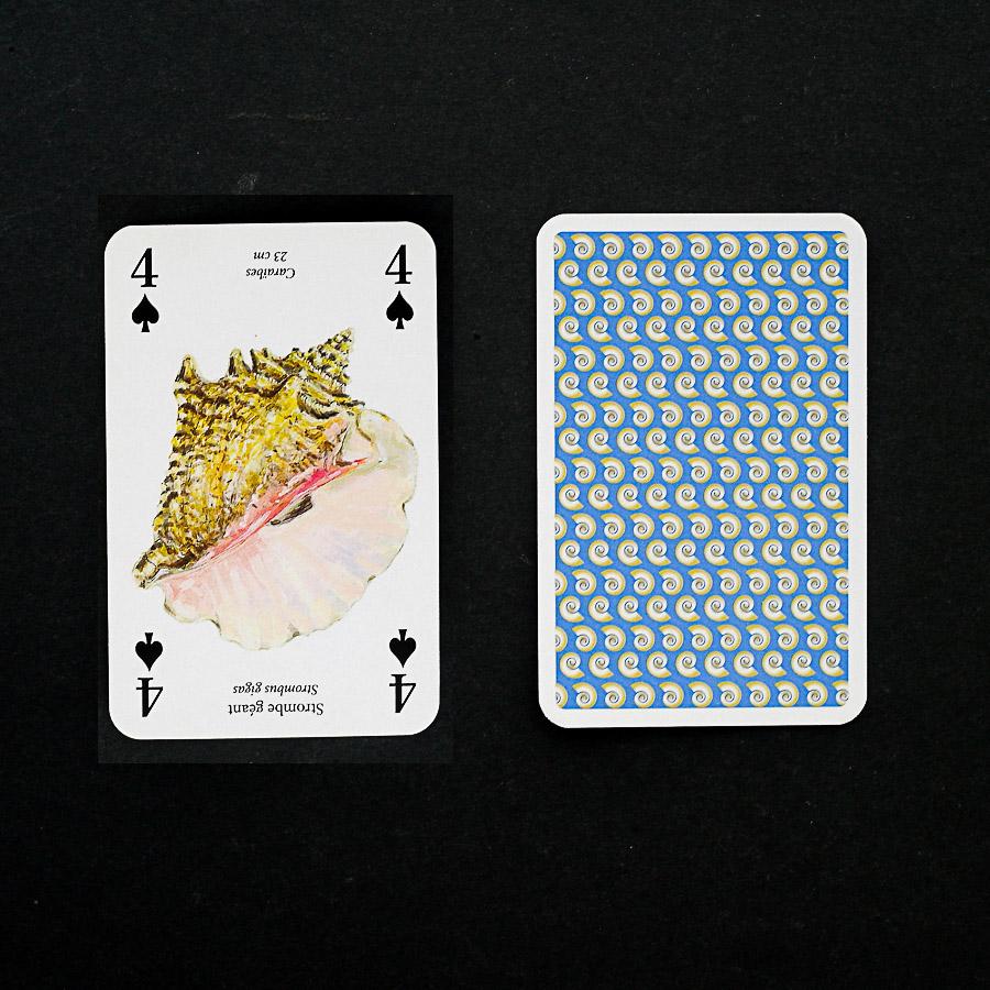 일러스트 카드 - 04. 조가비 / SHELLS * ILLUSTED PLAYING CARD