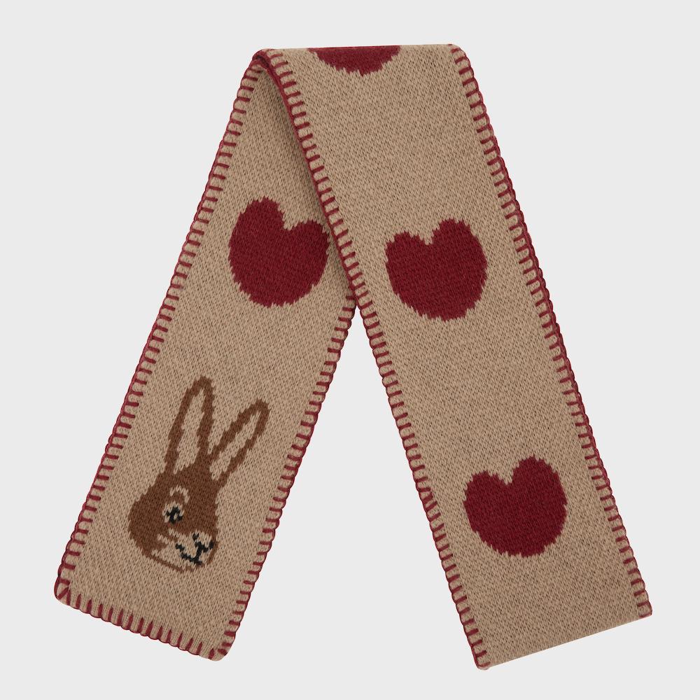 NAT muffler heart bunny