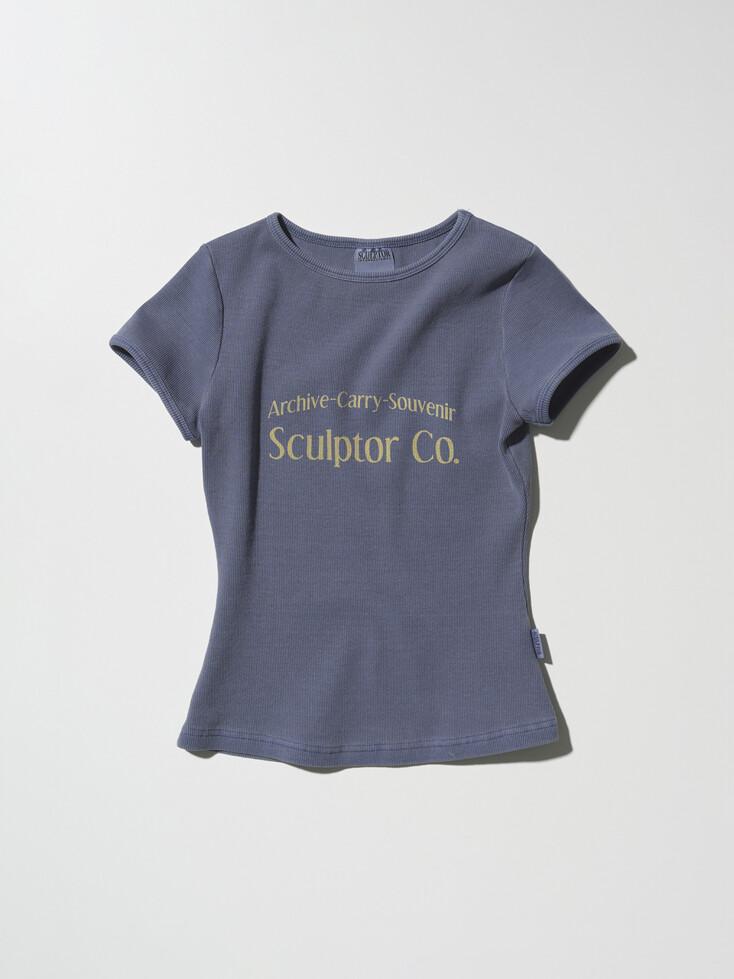 Archive Pigment Baby Tee Dusty Blue