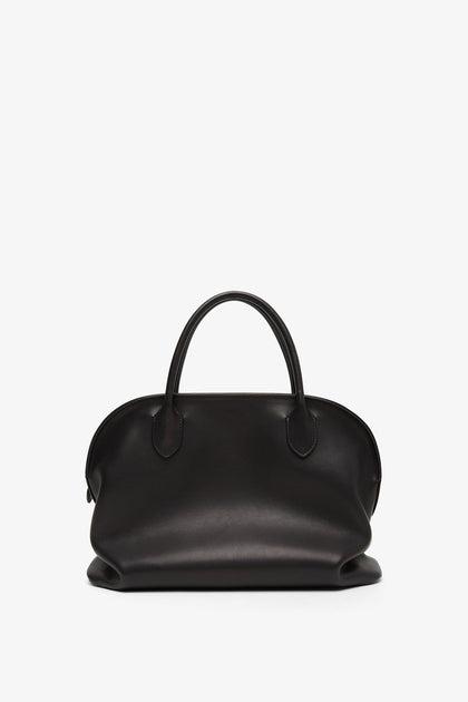 Agnes black leather bag