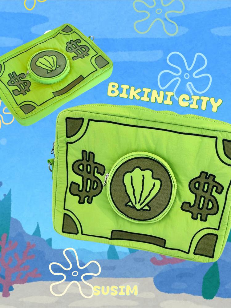 수심 Bikini City Bag 비키니 시티 노트북 파우치 맥북 15인치 유니크 가방