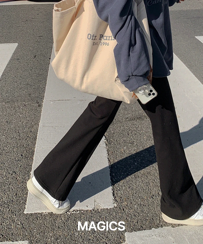 [5천장판매ㅣ한파대비][MADE] 매직스 골지 밍크 밴딩 팬츠 (3color)