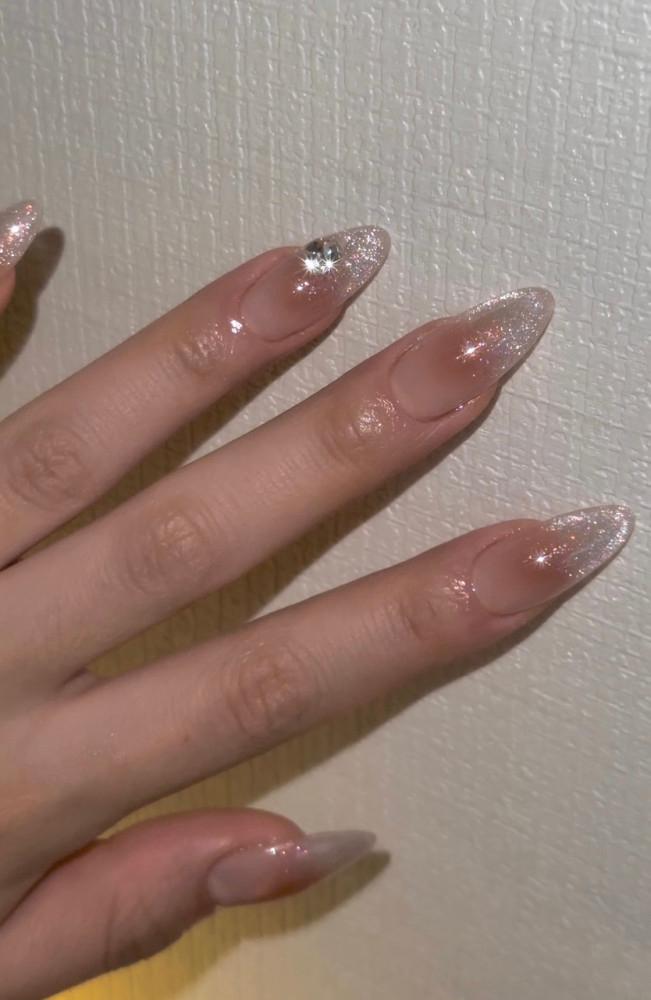 [리얼연장느낌/강추] 브릭로제 블러쉬 주인장 네일팁3