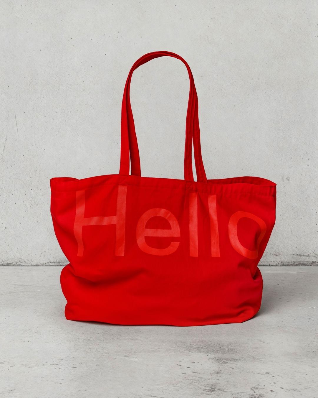 Big tote bag - Red