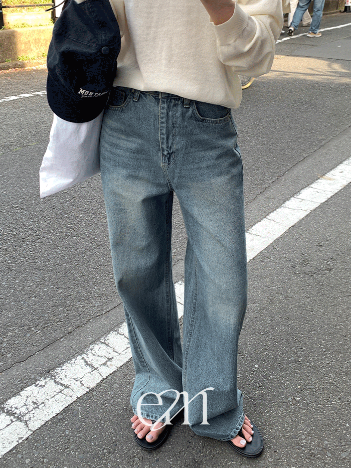 필링스 [evermore] 리버 빈티지 중청 데님