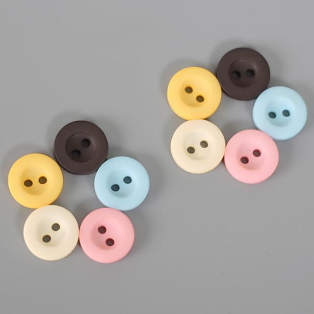 11mm 무광단추(20개) [3118] / 기본 예쁜 셔츠 블라우스 흰색 단추 부자재