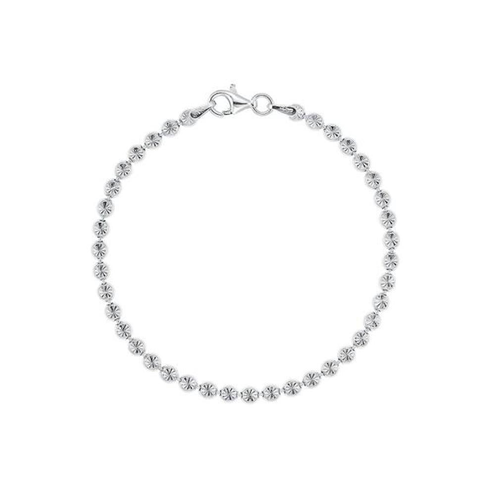 로이드 이태리체인 컷팅 볼체인 3.3mm(18cm) 실버 팔찌 LLBS24228S