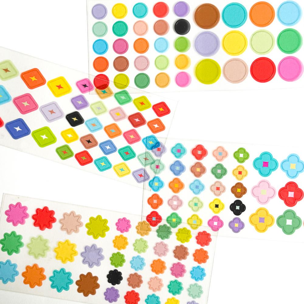 다꾸 투명스티커 basic garden deco sticker