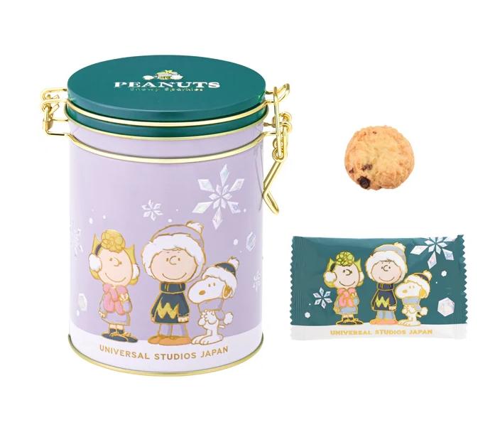 USJ 크리스마스 스누피 틴 케이스 초코 쿠키 12개입 유니버셜 스튜디오