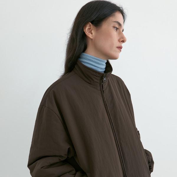 LIGHT PADDED JUMPER _ DEEP BRICK BROWN