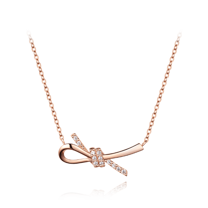 [스톤헨지] Love knot 14K 목걸이 SA24C21T