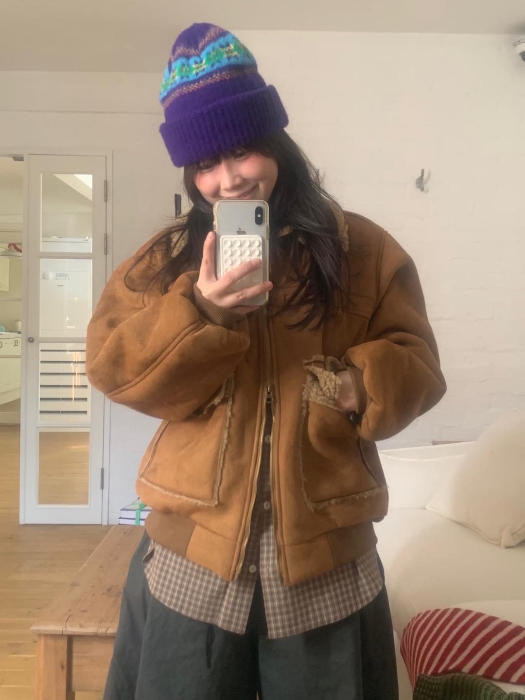 Suede shirring JK - Unisex