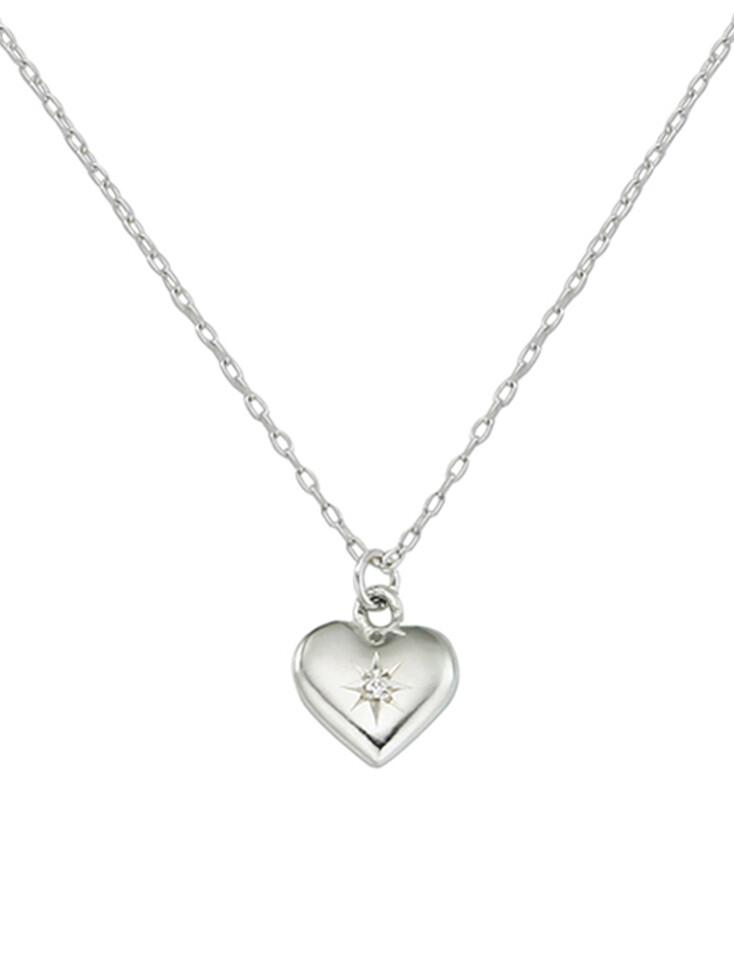 Heart cubic necklace [60cm]