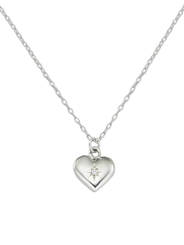 Heart cubic necklace [60cm]