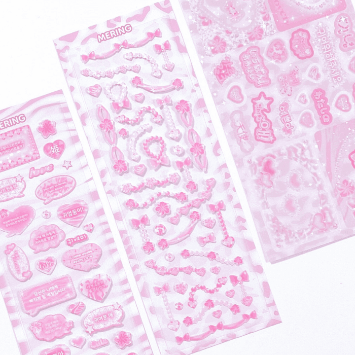 갸루 100% 스티커 [3종]