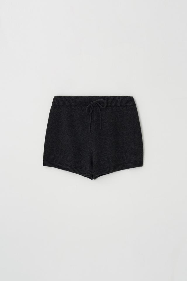 ke knit shorts (charcoal)