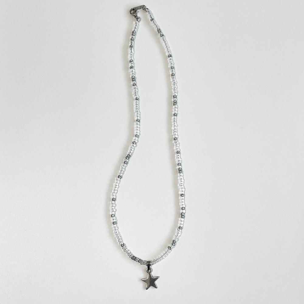 [equope/에콰웁] khaki point star necklace