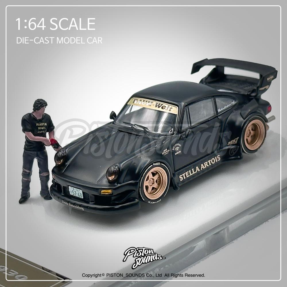 SM 1:64스케일 다이캐스트 포르쉐 930 RWB 스텔라아르투아 나카이상 알더블유비