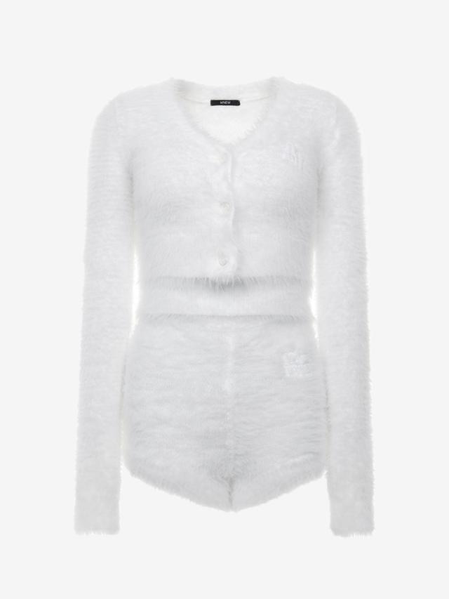 [mnem] fur 3piece set-up (white)