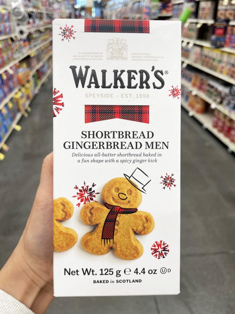 WALKERS 워커스 숄트 브레드 쿠키 진저브레드 맨 쿠키 크리스마스 한정판 8개입 125g
