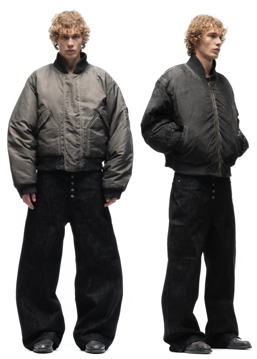 REVERSIBLE BASIC ONYX BOMBER JACKET BEIGE - X-LARGE