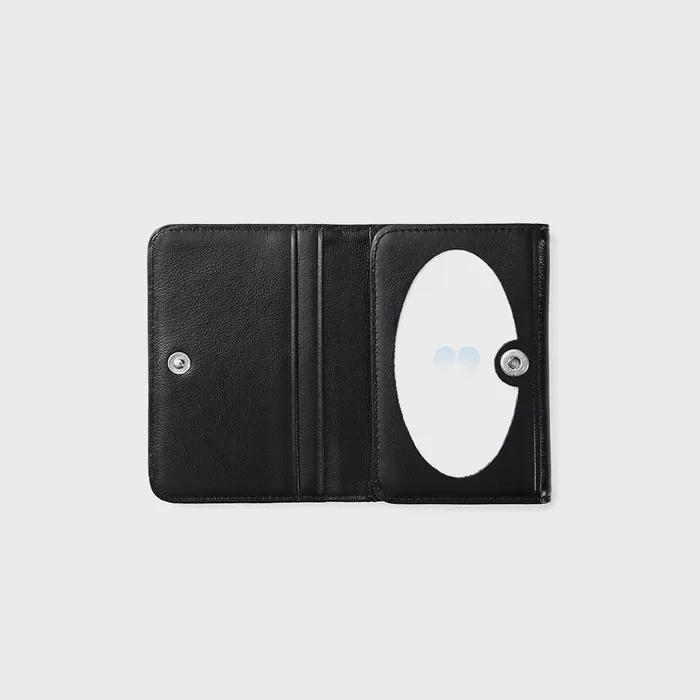 HEARTY CARD POCKET - BLACK