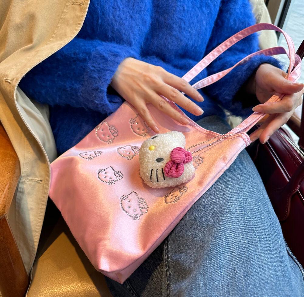 키티 트윙클백 핑크 S