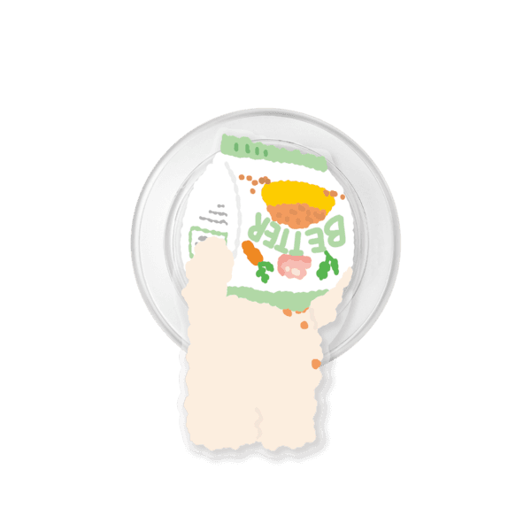 (맥세이프톡) 먹보 얌이