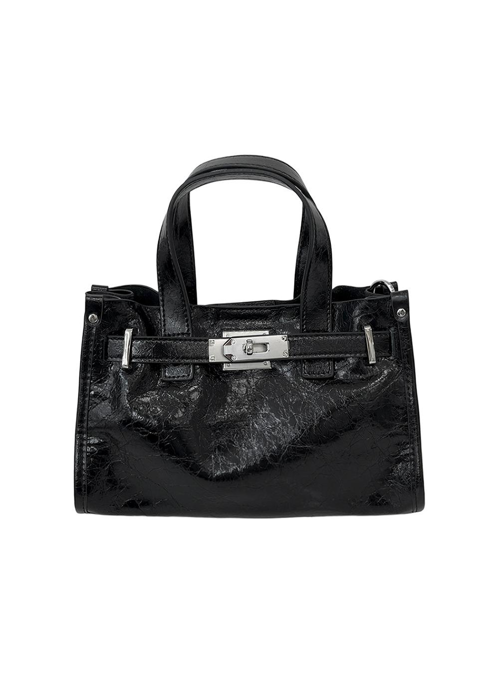 no.266 black nicole mini bag