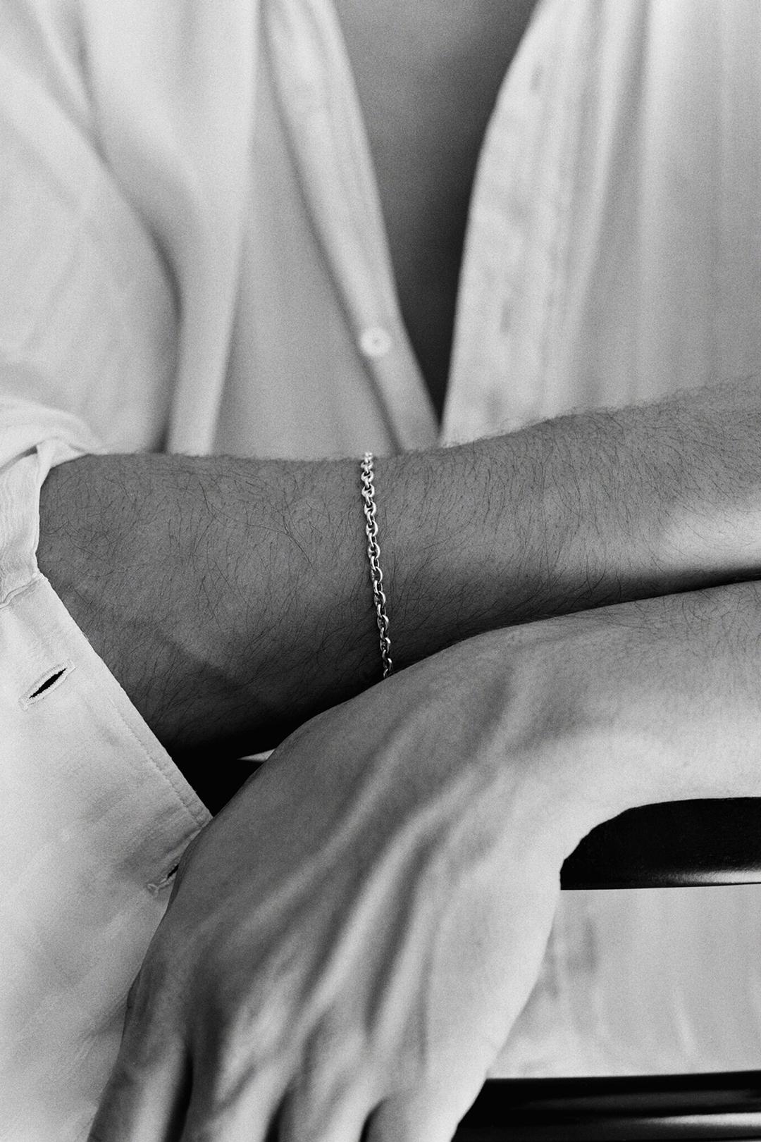 Classic Delicate Chain Bracelet | Men's - Sterling Silver