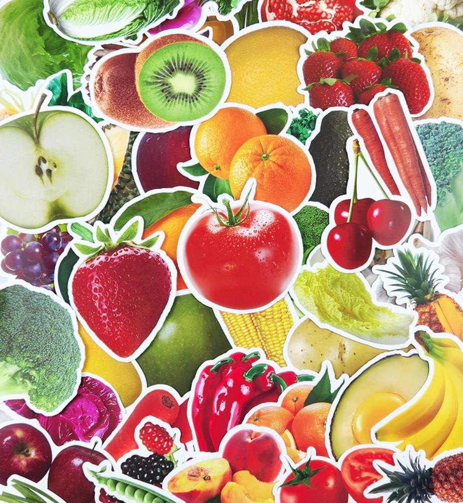 과일 야채 스티커 B형 세트 vol 2 다꾸 다이어리꾸미기 음식 스꾸