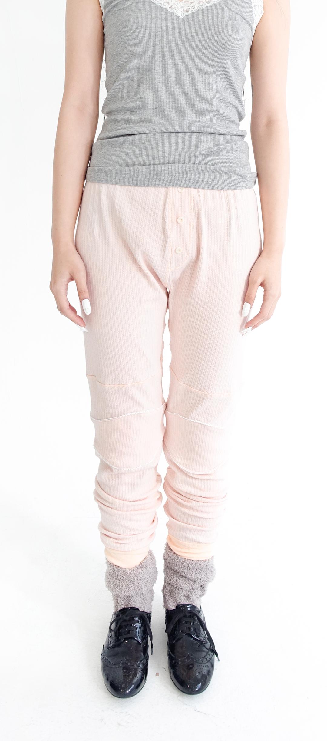 [fa.er.ie] eyelet padded hug leggings (pink)