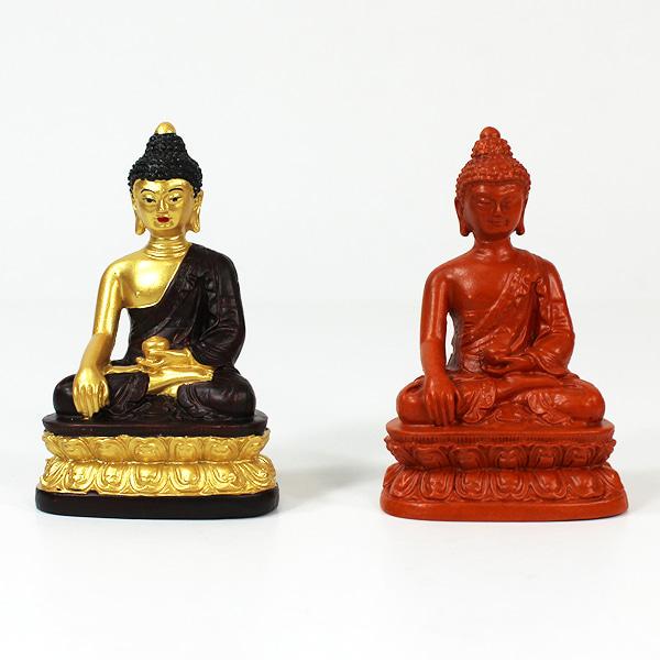 미니 약사여래 (수지/단색,채색 택1) - 약사여래불상/미니불상/불교캐릭터