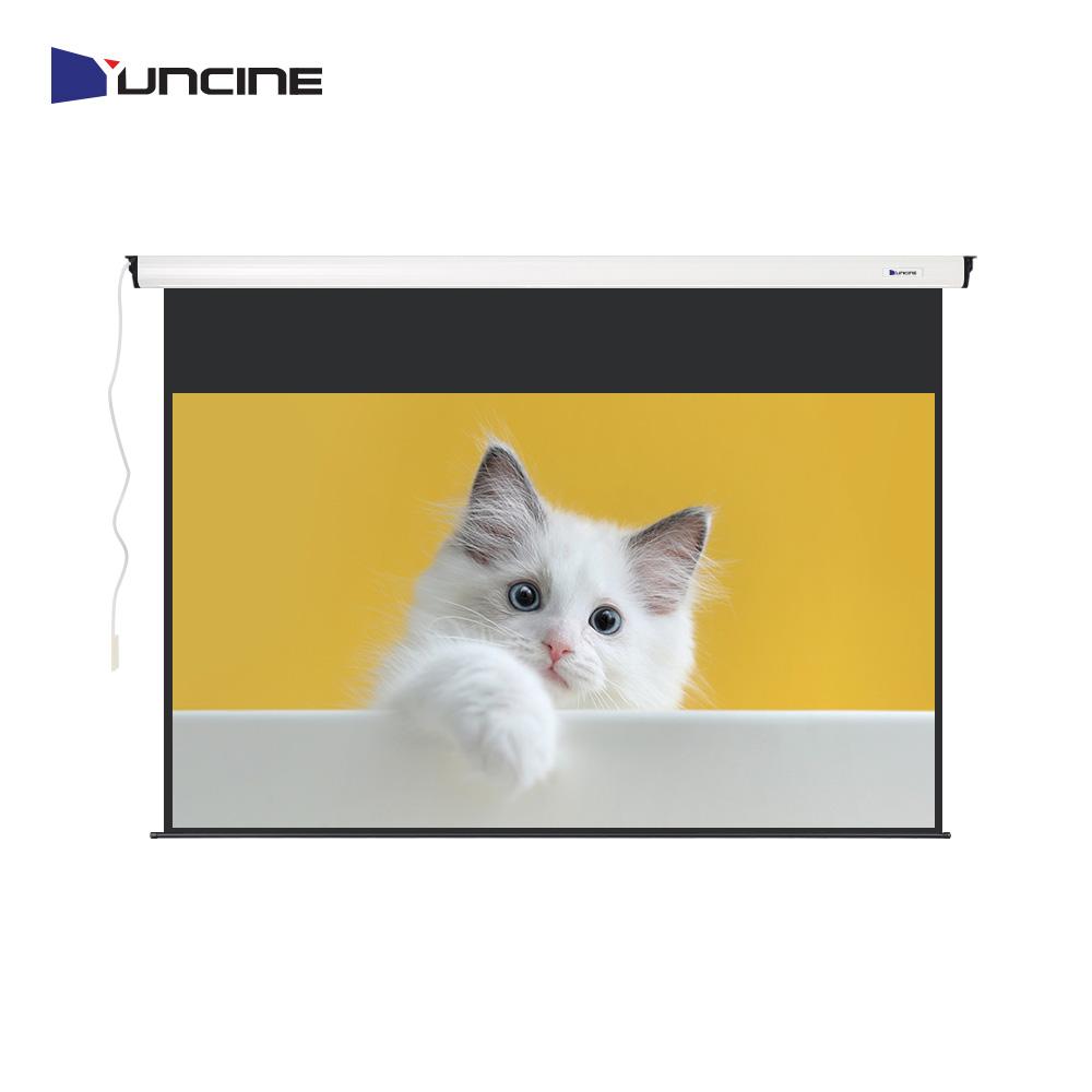 윤씨네 16:9 전동 빔스크린 와이드 홈시어터용 가정용 영화용 아쿠아매트원단