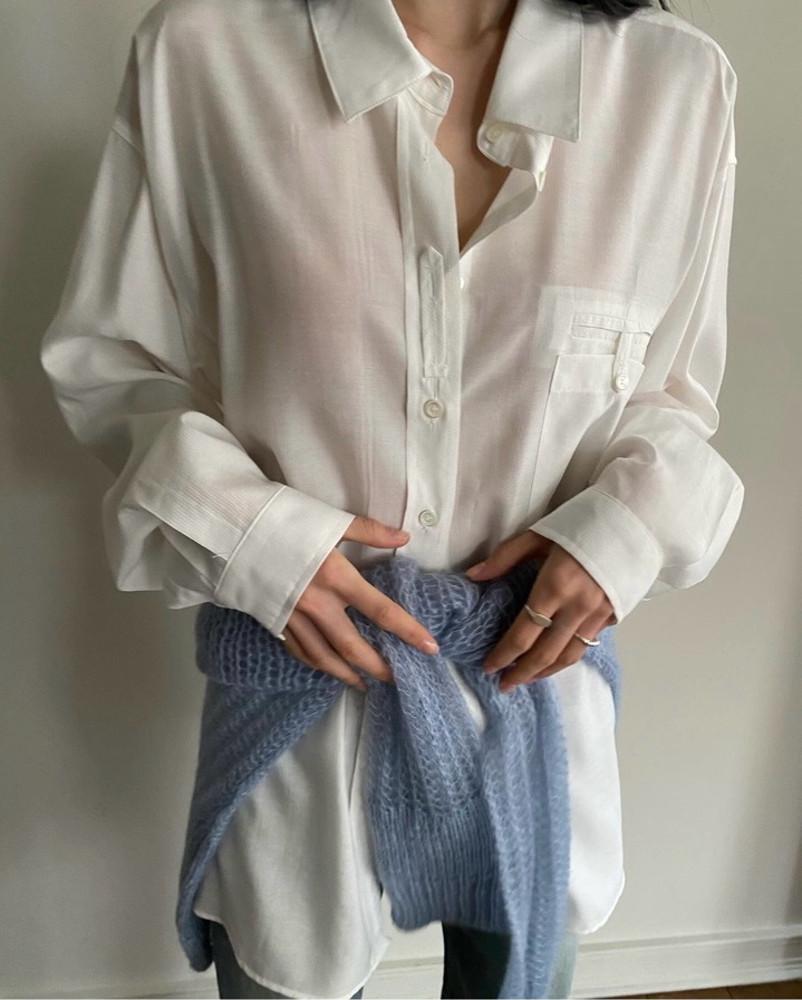 (아이 당일) 런던플랏 보이핏 셔츠 (2 color)