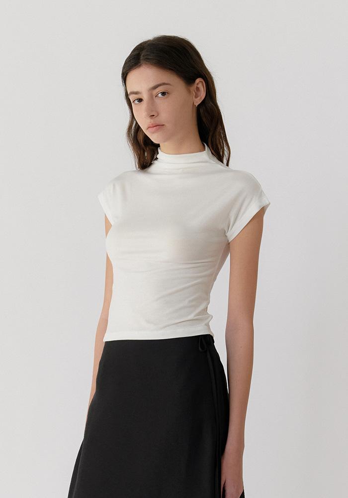 [2nd] Erin turtle neck t-shirt (white)
