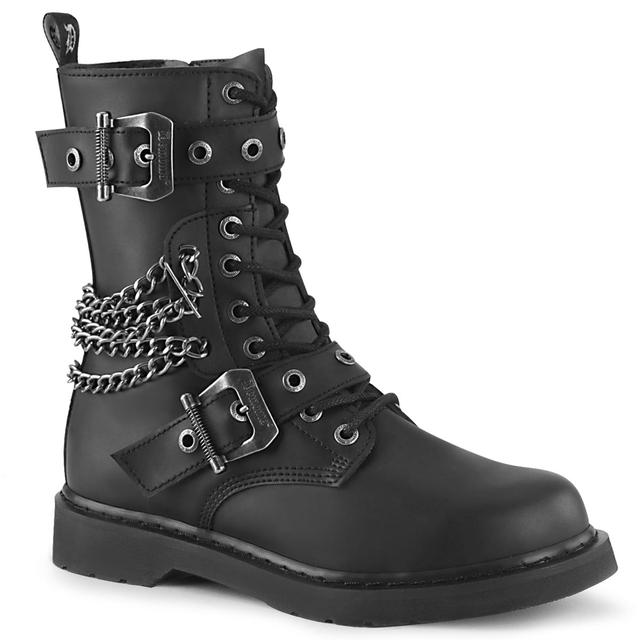 Bolt-250 - Black Vegan Leather / 10