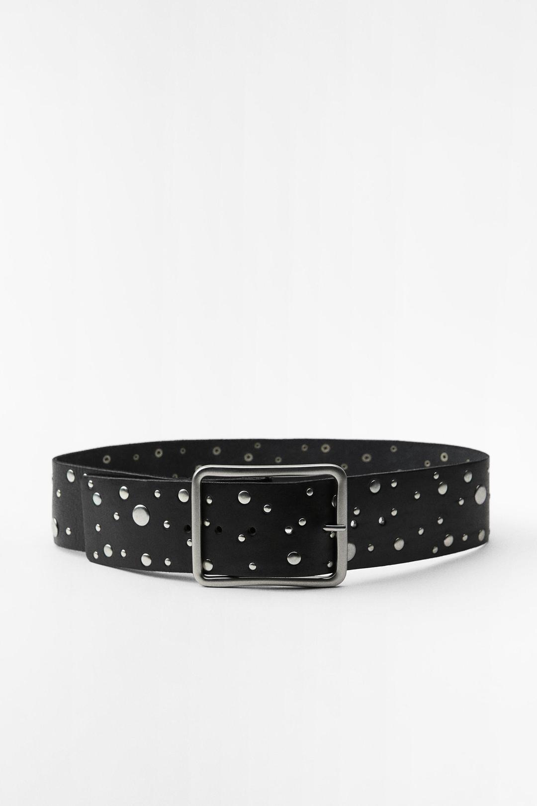 스터드 레더 벨트