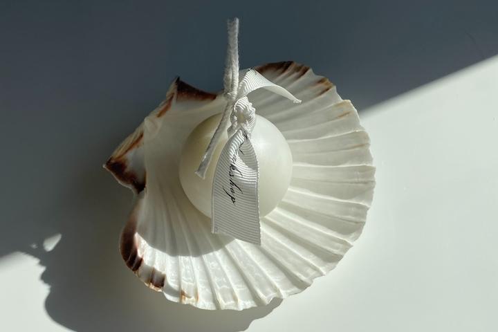 진주알캔들(캔들+조개트레이)