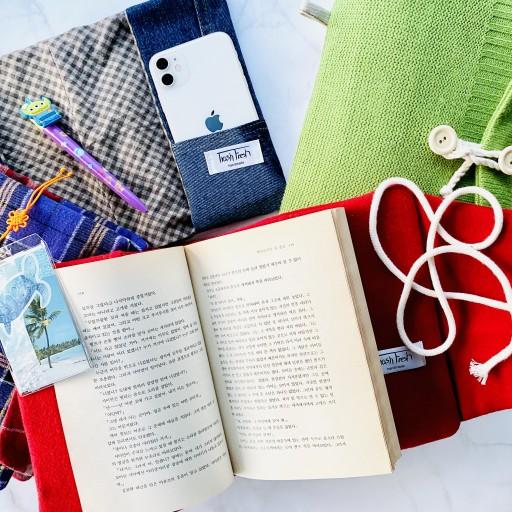 업사이클) 내가 쓰려고 만든 북&다이어리 커버