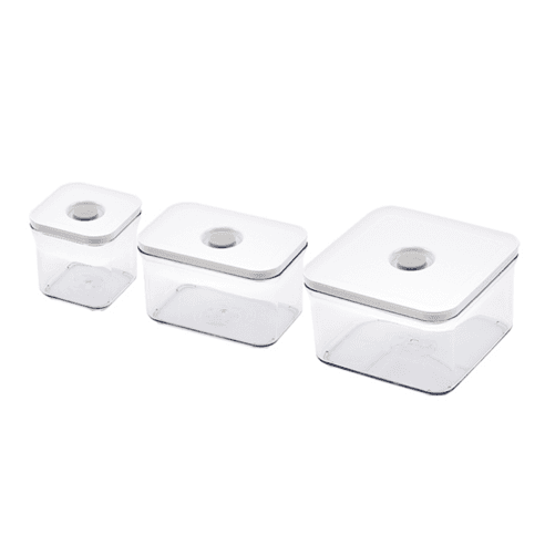 바퀜 진공 멀티 컨테이너 마하 베이직 3종 세트 - 보관/밀폐용기 | 쿠팡