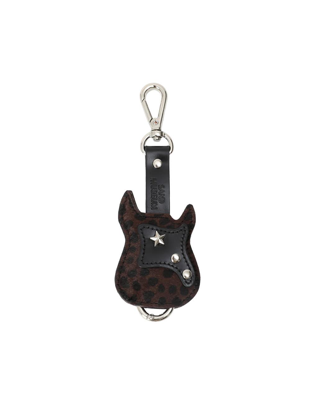 GUITAR KEYRING [Leopard Brown]