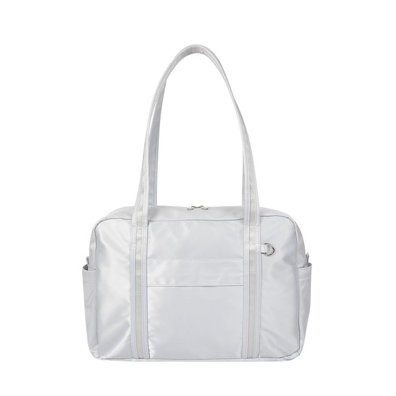 DAILY LITE DUFFLE BAG(M) _ SATIN (Sky Silver)