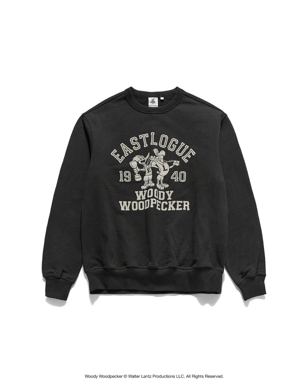 FLOCKING WINNING WOODY SWEAT SHIRTS / BLACK