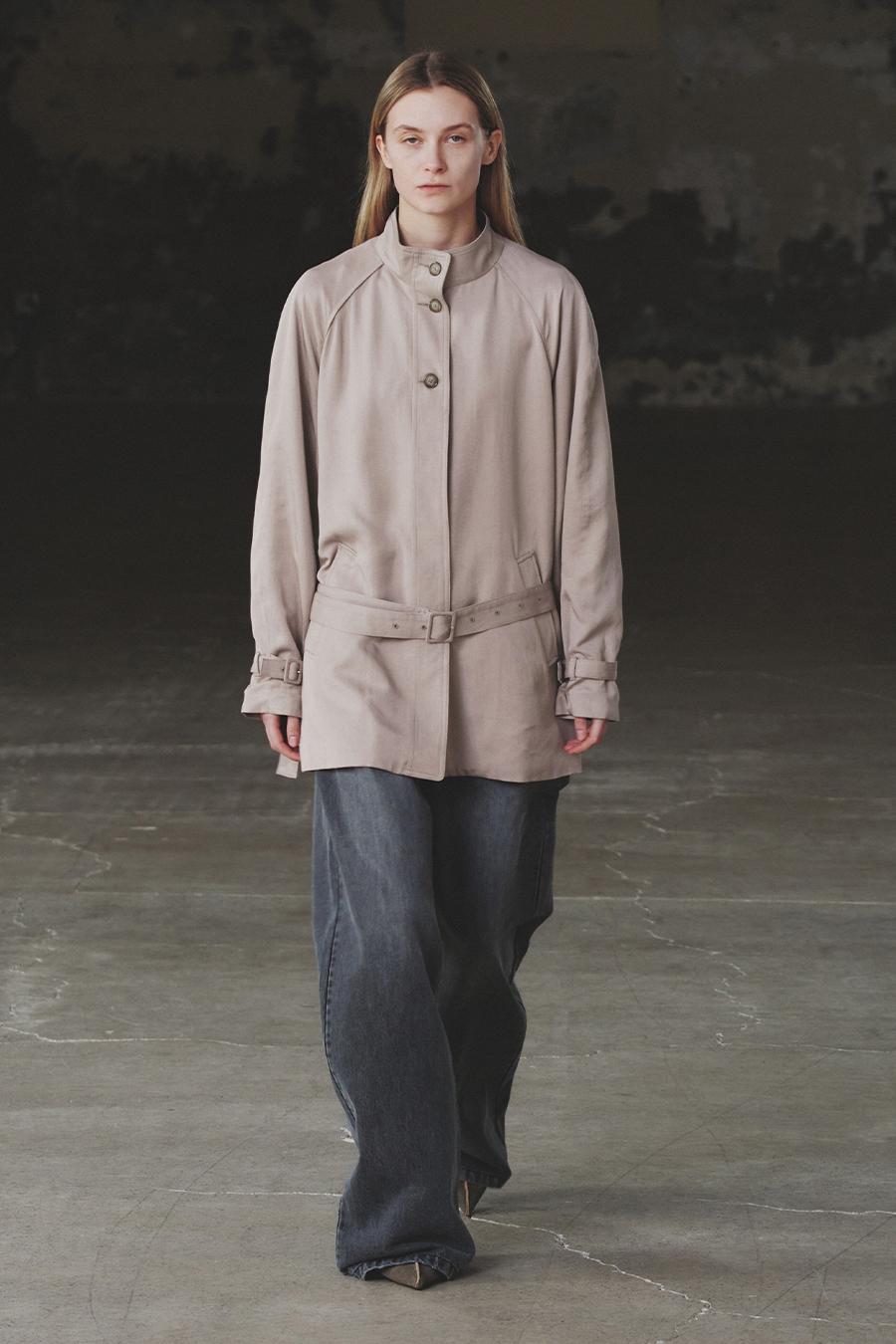 래글런 텐셀 캐쥬얼 자켓 ASH BEIGE