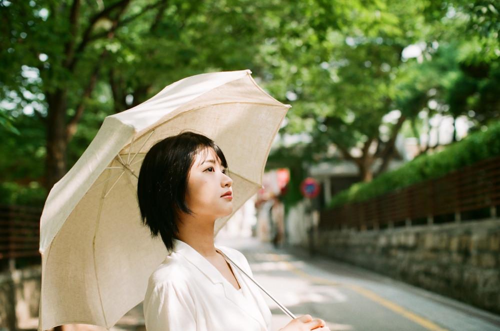 [ACC] :::3차리오더::: 호레이호레이 린넨 양산 / 네츄럴 린넨 파라솔 Natural Linen Parasol (1color)