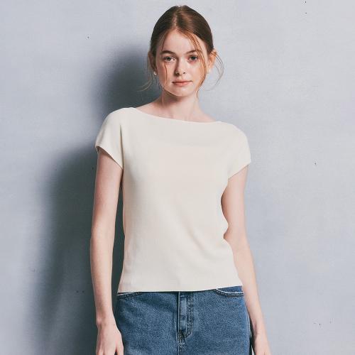 웬스데이딜라잇(WEDNESDAY DELIGHT)  WD_Brief simple knitting top_WHITE - 사이즈 & 후기 | 무신사