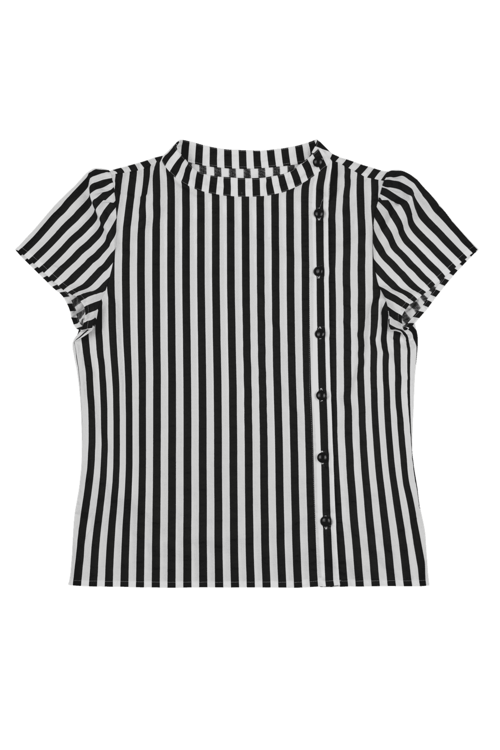 SHORT SLEEVE PUFF SHIRT - Stripe -
