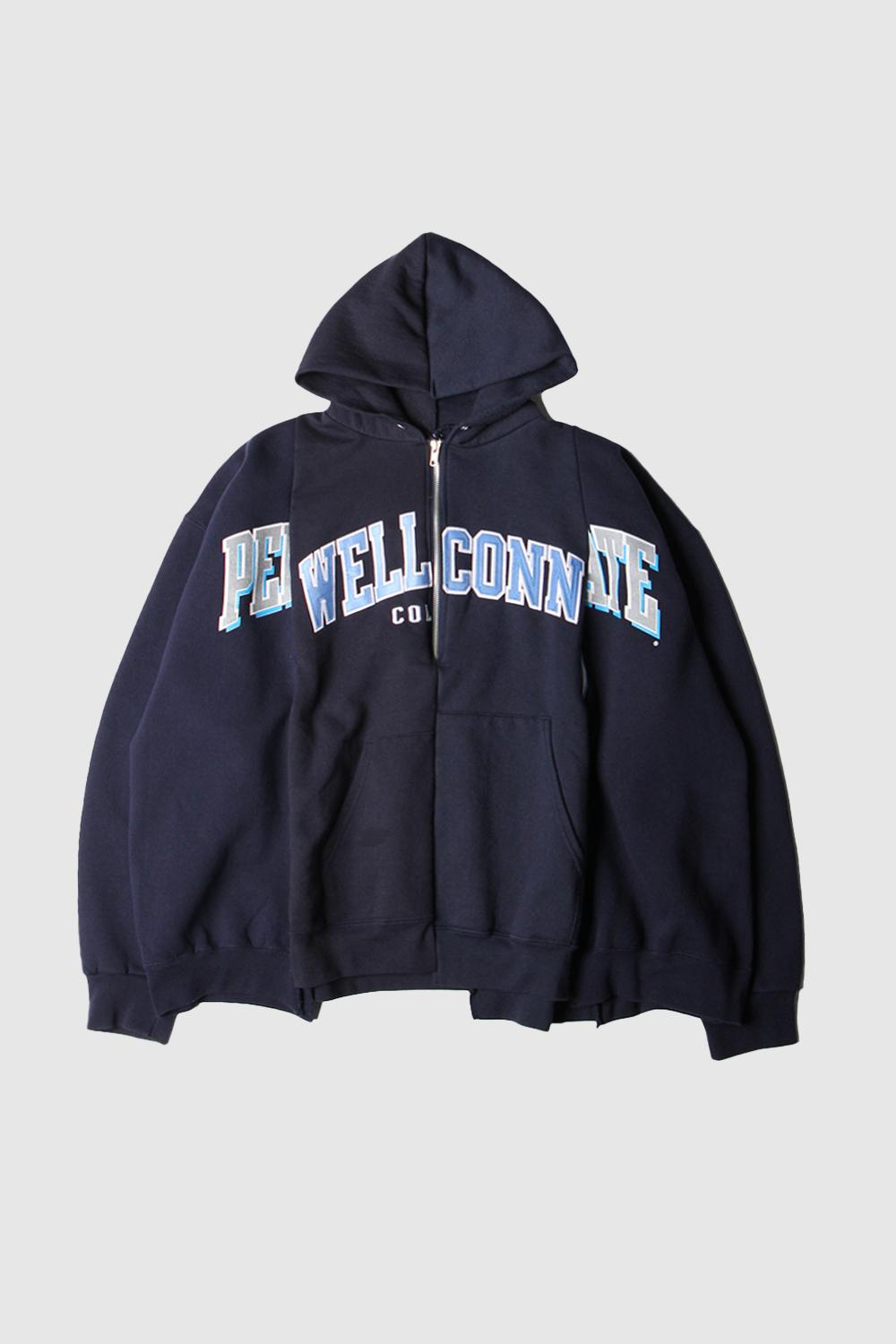 [77CIRCA] CIRCA MAKE WIDE CUTBACK ZIP HOODY 02 (NAVY)
